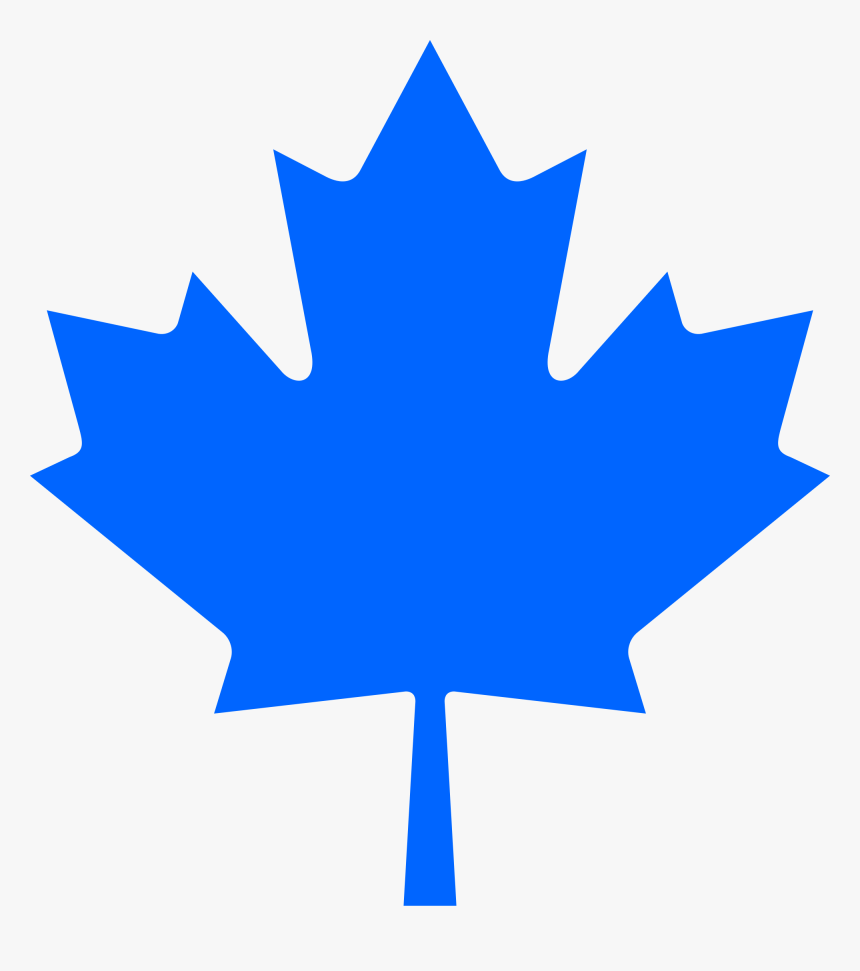 Conservative Maple Leaf, Blue - Red Maple Leaf Clipart, HD Png Download, Free Download