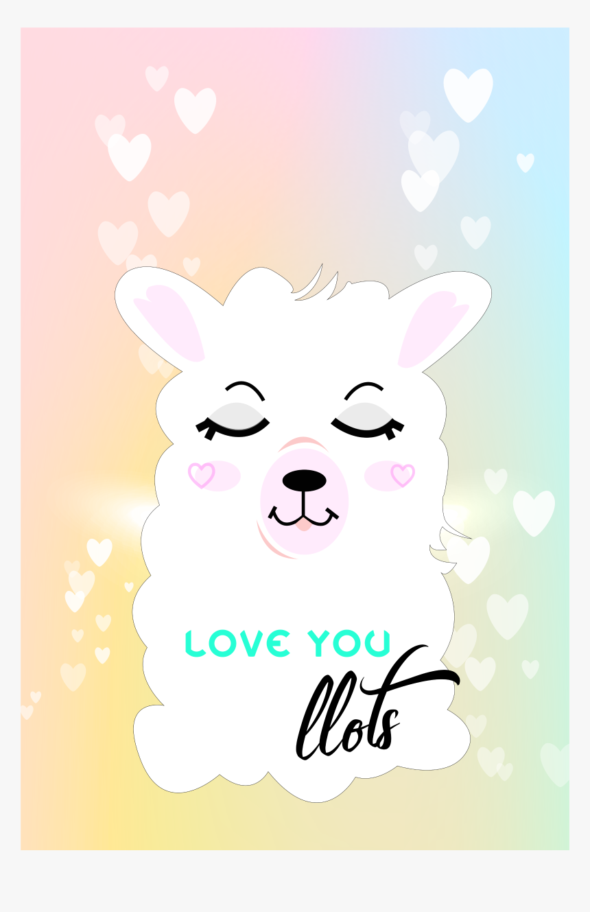 Love You Llots Sheep Wall Art Canvas, HD Png Download, Free Download