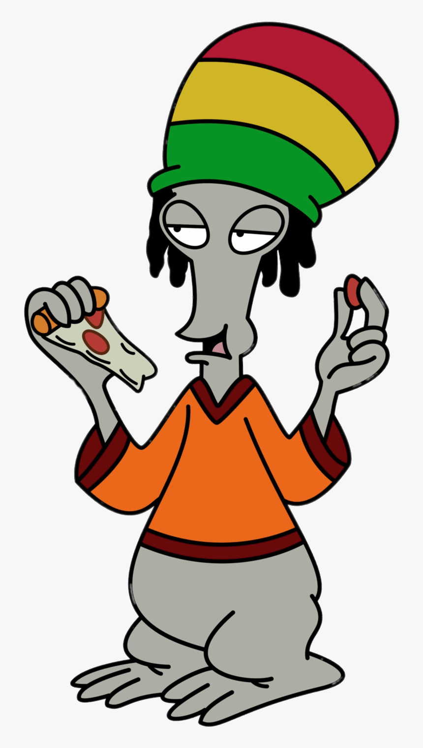 American Dad Character Roger The Alien Jamaican Outfit - Roger American Dad Png, Transparent Png, Free Download