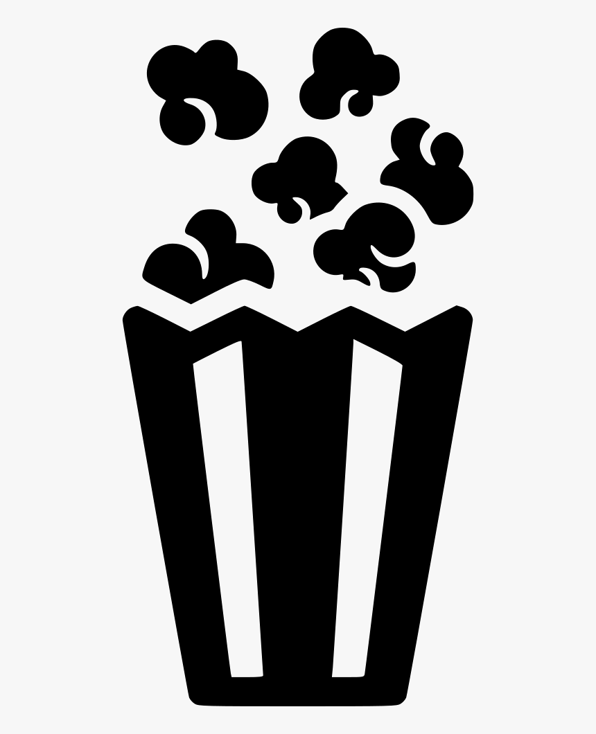 Popcorn Snack Cinema - Popcorn Icon Png, Transparent Png, Free Download