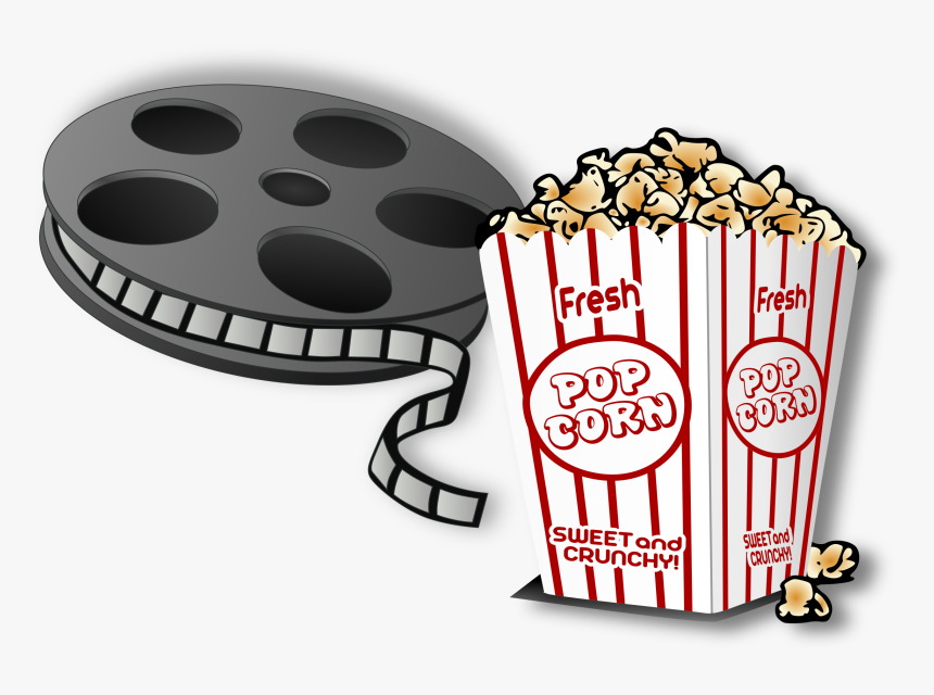 Hot Popcorn And A - Popcorn And A Movie, HD Png Download, Free Download