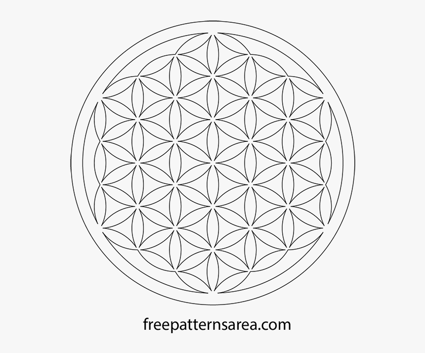 Flower Of Life Png, Transparent Png, Free Download