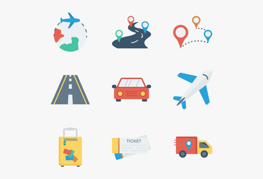 Travels & Tours - Icon Transportasi Png, Transparent Png, Free Download