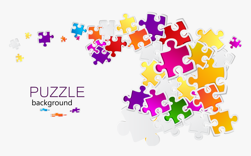 Jigsaw Puzzles Paper Puzz 3d Business Cards - Puzzles Background, HD Png Download, Free Download