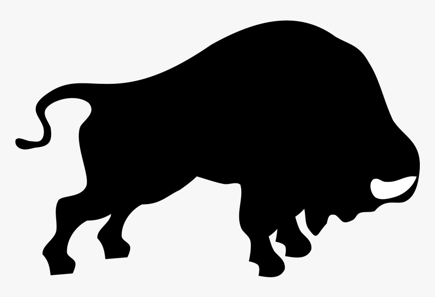 Monochrome - Bison Vector, HD Png Download, Free Download