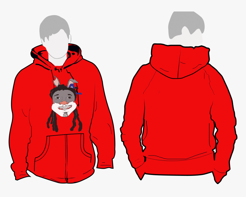 Cartoon Hoodie Png - Green Hoodie, Transparent Png, Free Download