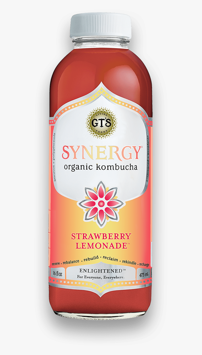 Strawberry Lemonade - Kombucha Synergy, HD Png Download, Free Download
