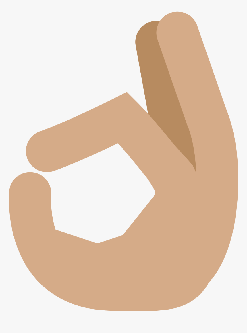 Ok Hand Sign - Ok Hand Emoji Png, Transparent Png, Free Download