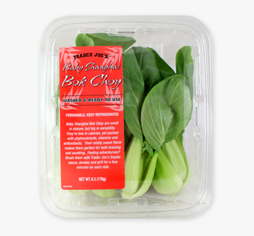 98253 Baby Bok Choy - Trader Joe's Bok Choy, HD Png Download, Free Download