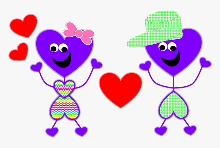 Kids Clipart Valentine - Valentine's Day For Family Clipart Png, Transparent Png, Free Download