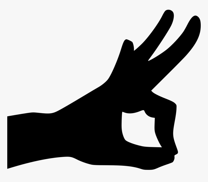 Ok Accept Fingers Comments - Finger Ok Sign Clipart, HD Png Download, Free Download