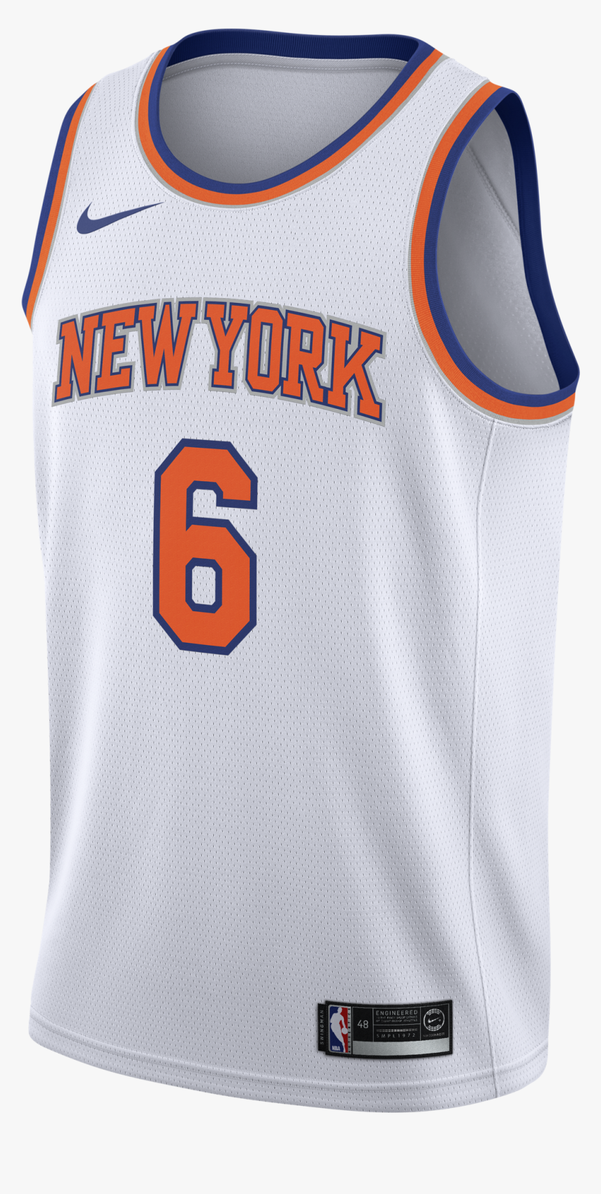 Nike Nba New York Knicks Kristaps Porzingis Swingman - New York Knicks White Jersey, HD Png Download, Free Download