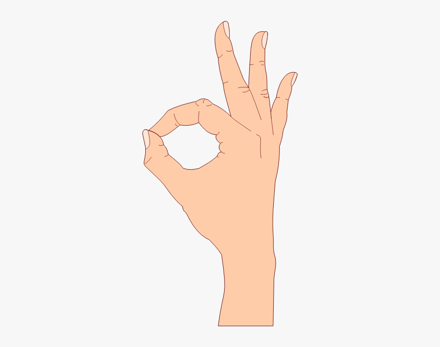 Ok Hand Sign Clipart, HD Png Download, Free Download