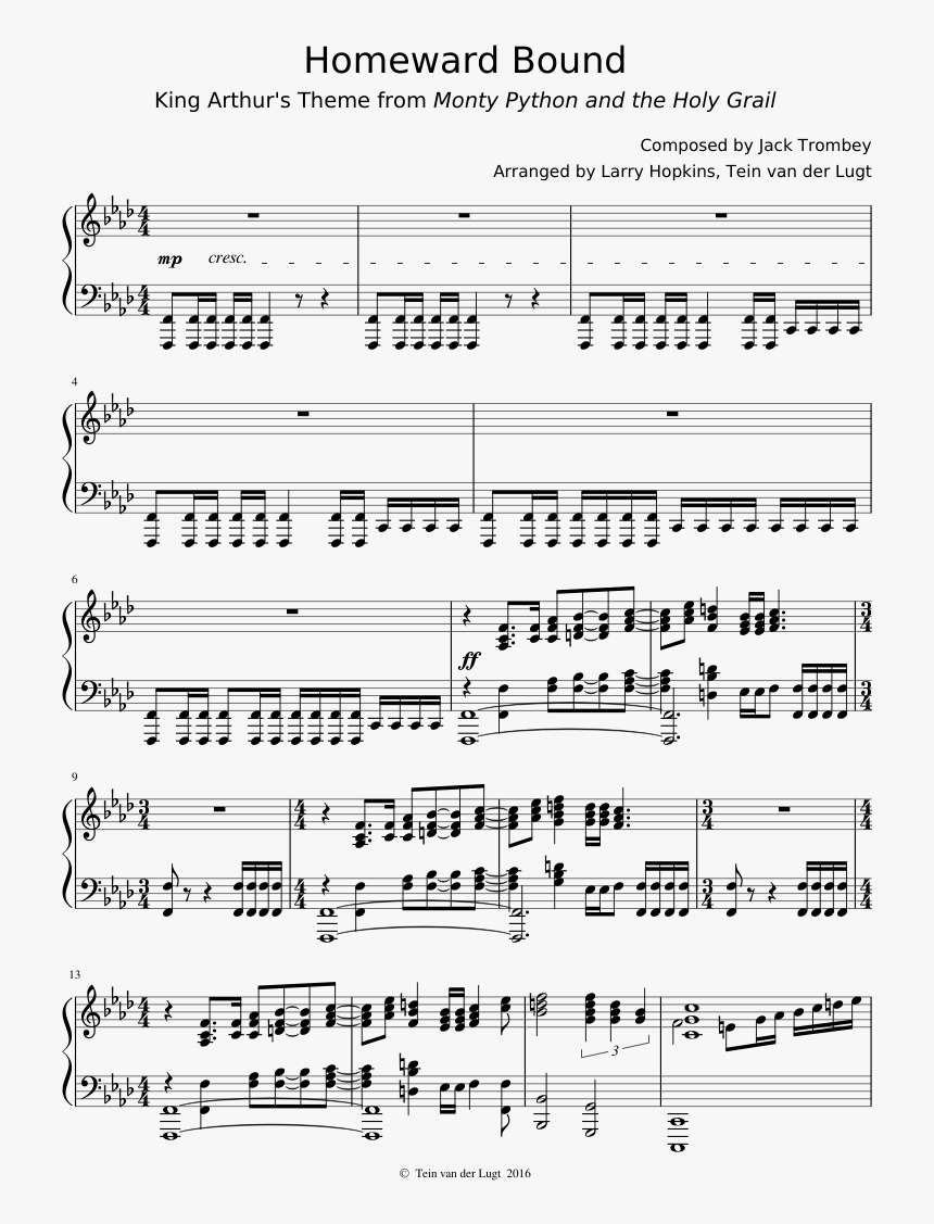 Bandstand Musical Sheet Music, HD Png Download, Free Download