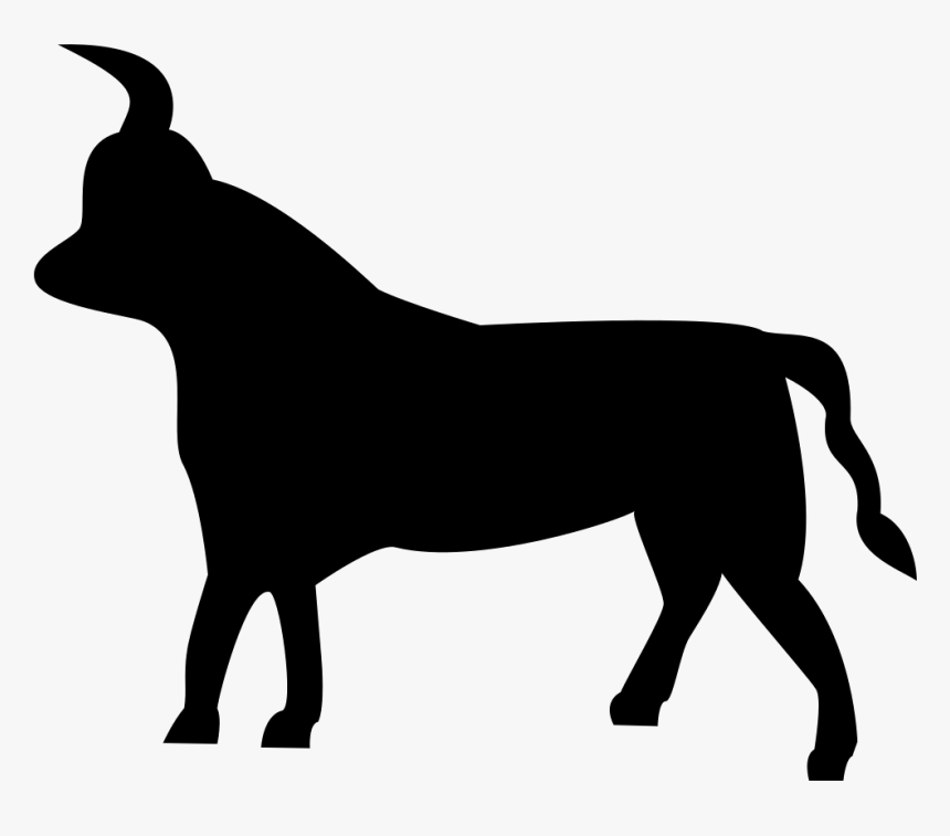 Taurus Bull Side View Sign - Side View Of A Bull, HD Png Download, Free Download