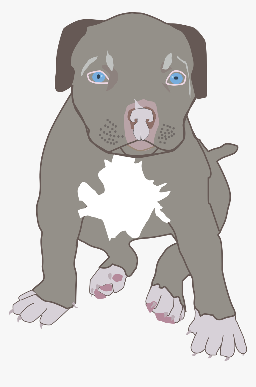 Pit Bull Puppy Clip Arts - Pit Bull Clipart Png, Transparent Png, Free Download