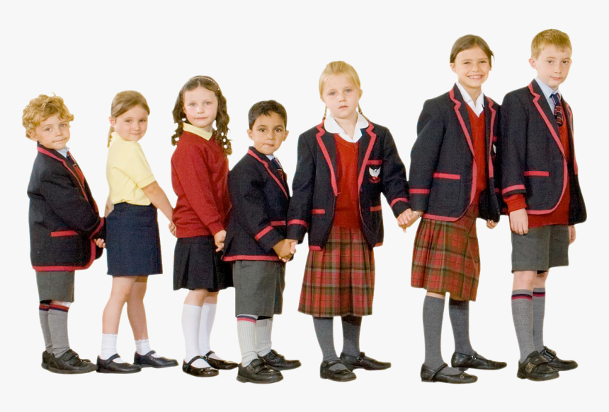 School Children With Uniform Png, Transparent Png, Free Download