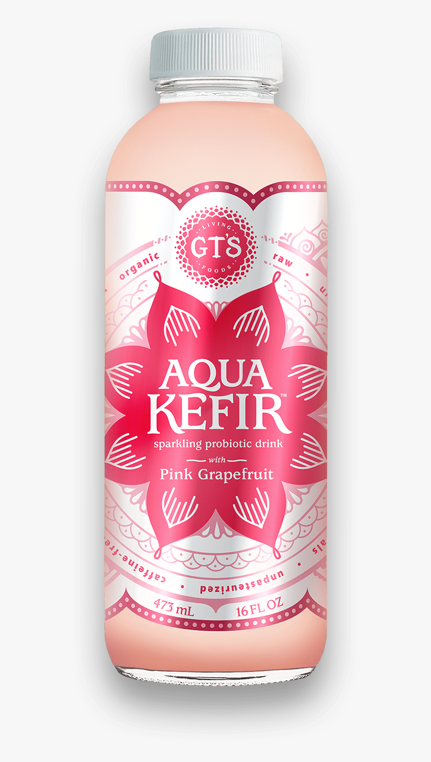 Pink Grapefruit - Gts Aqua Kefir, HD Png Download, Free Download