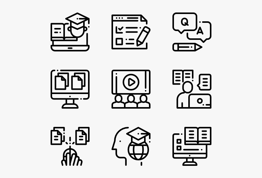 Online Learning - Architecture Vector Icon, HD Png Download, Free Download