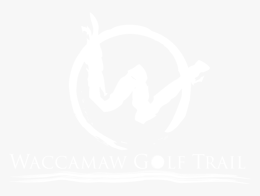 Waccamaw Golf Trail White Transparent Logo Graphic - Graphic Design, HD Png Download, Free Download