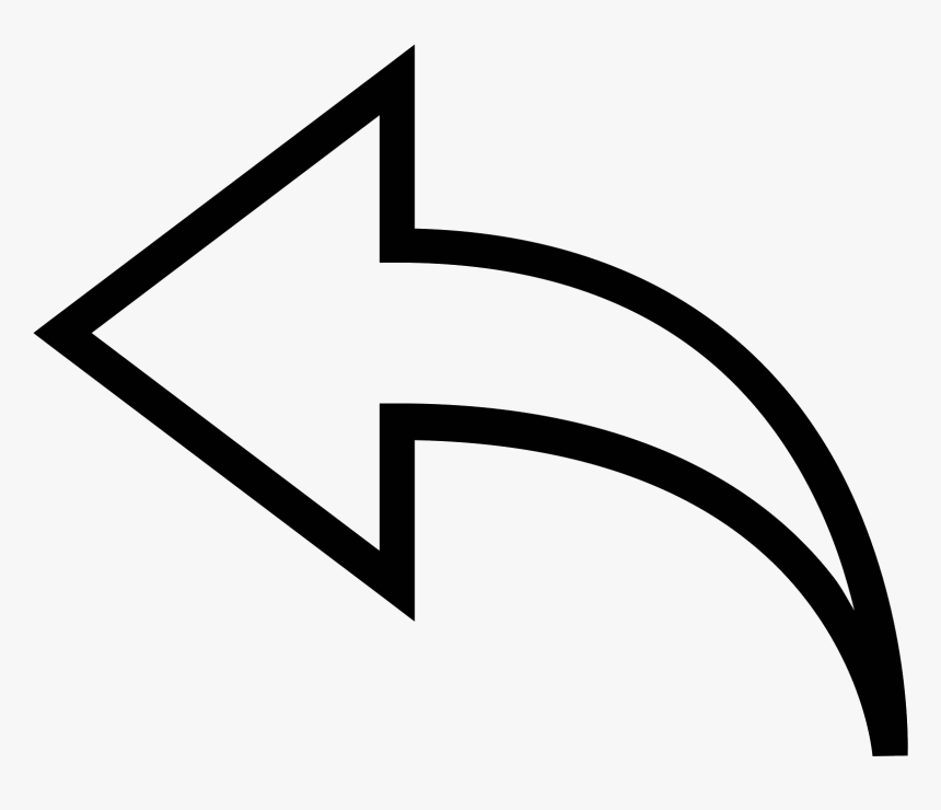 White Left Arrow Png, Transparent Png, Free Download