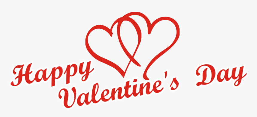 Happy Valentines Day Text Png - Transparent Happy Valentines Day Png, Png Download, Free Download