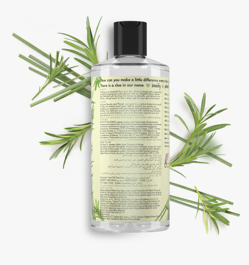 Love Beauty And Planet Tea Tree Body Wash, HD Png Download, Free Download