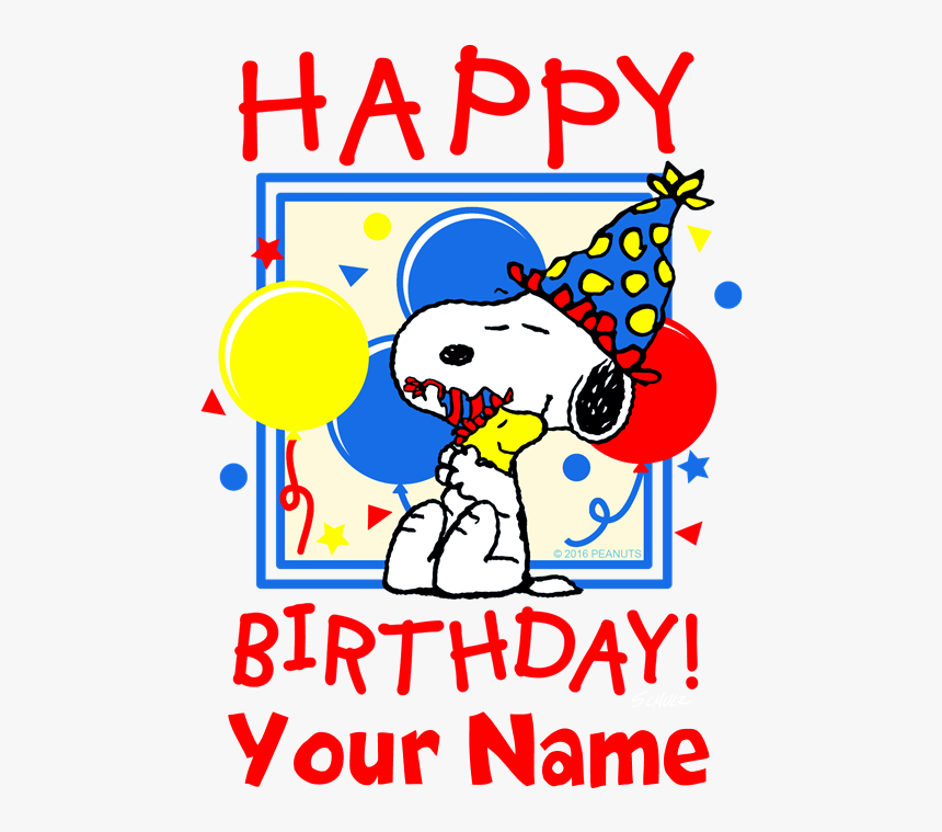 Snoopy Happy Birthday Meme Clipart , Png Download - Happy 60th Birthday Snoopy, Transparent Png, Free Download