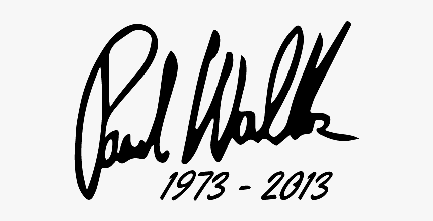 Paul Walker Signature, HD Png Download, Free Download