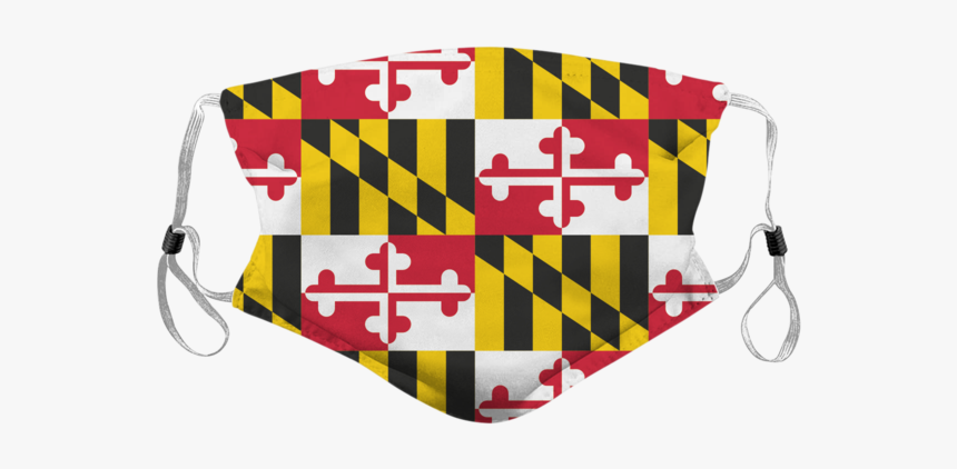 *pre-order* Maryland Flag Pattern / Face Mask - Maryland Flag Face Mask, HD Png Download, Free Download