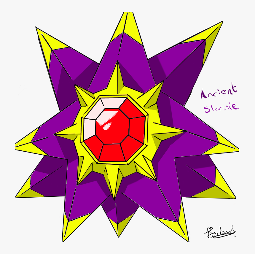 Transparent Starmie Png - Illustration, Png Download, Free Download