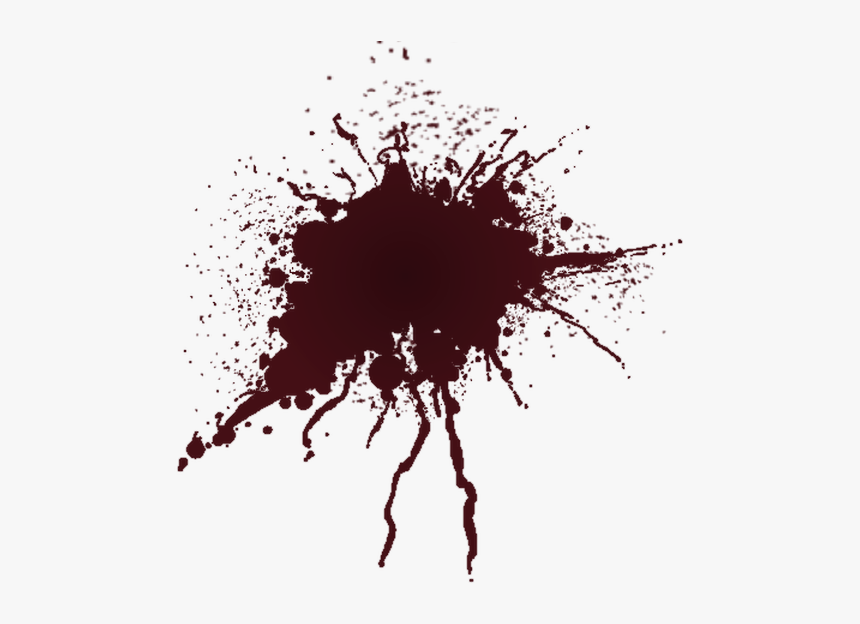 Blood Trail Png - Blood Splatter Clipart Transparent, Png Download, Free Download