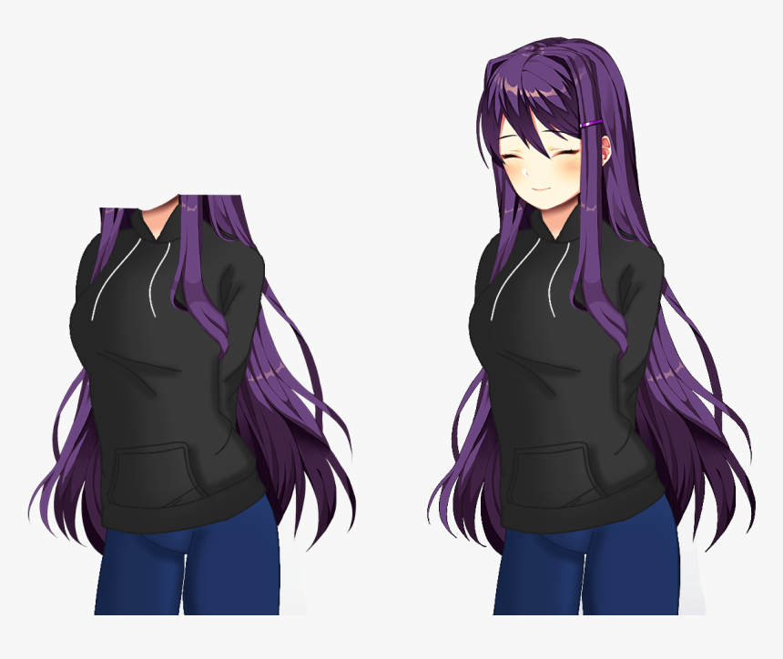 Doki Doki Literature Club Yuri, HD Png Download, Free Download