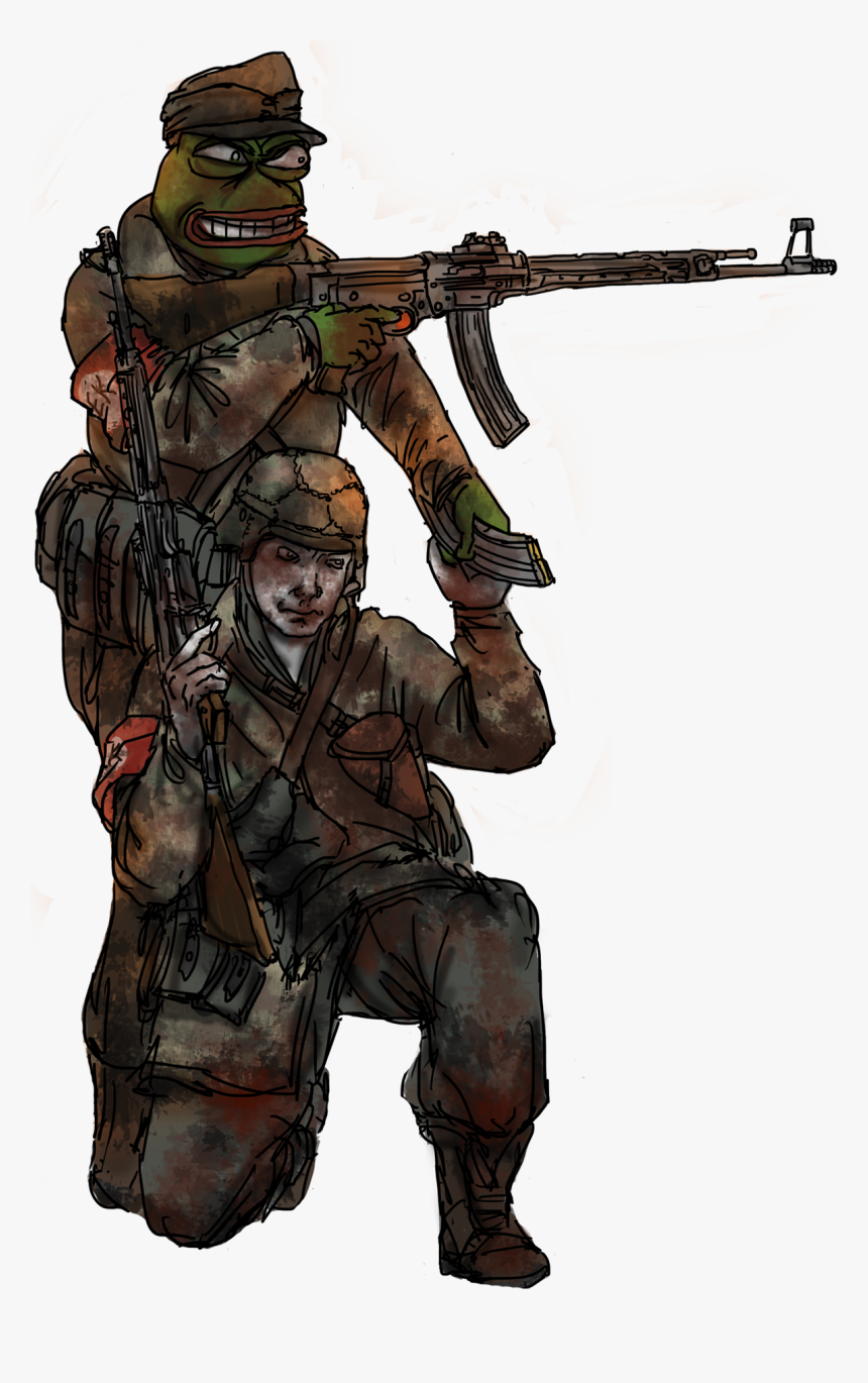 Wojak Guns , Png Download - Wojak Gun, Transparent Png, Free Download