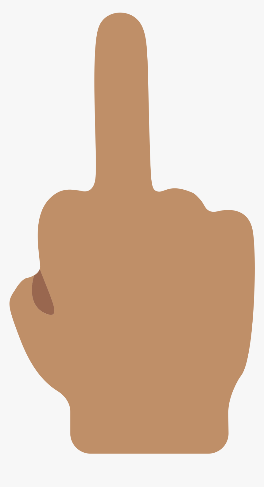 File Emoji U Wikimedia Commons Png Middle Finger Emoji - Transparent Mid Finger Png, Png Download, Free Download