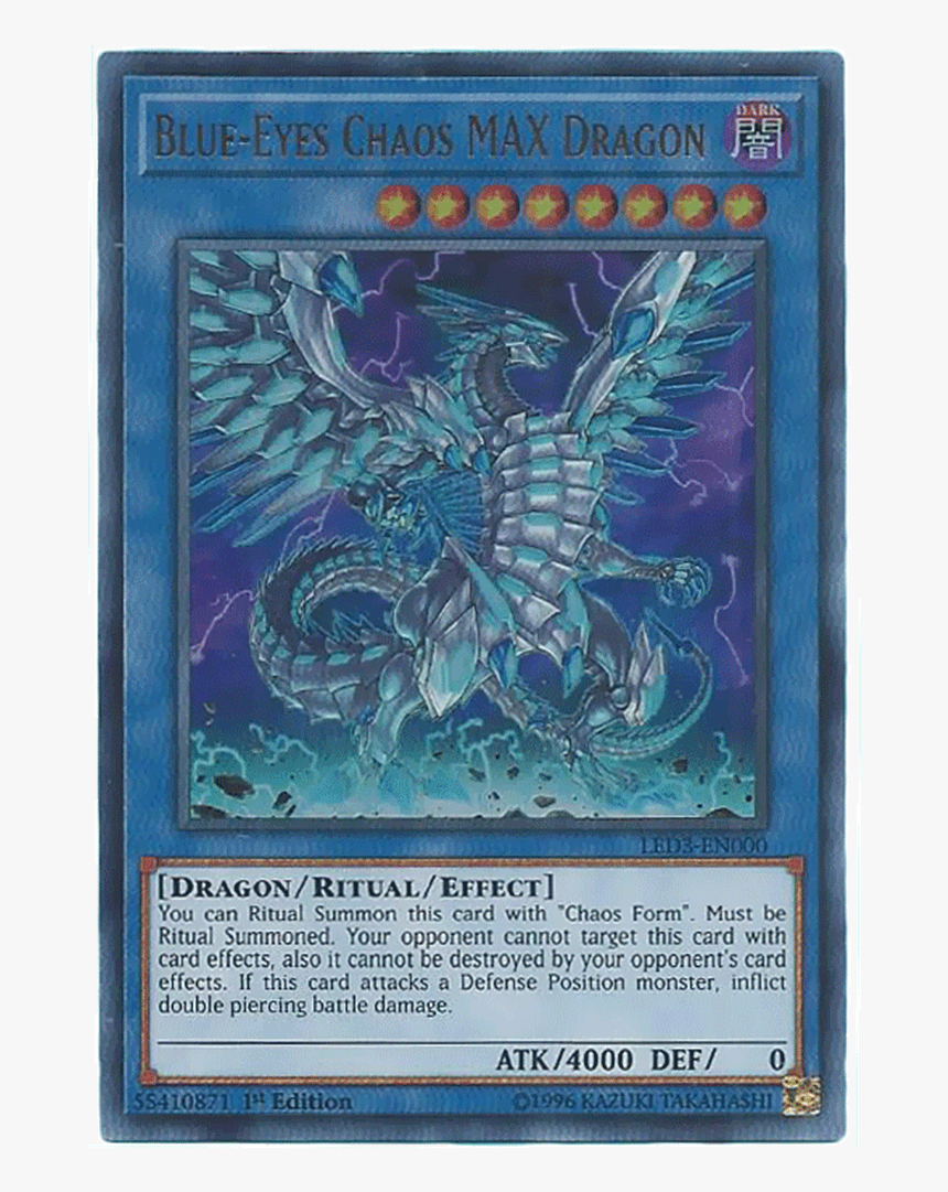 Blue Eyes Chaos Max White Dragon, HD Png Download, Free Download