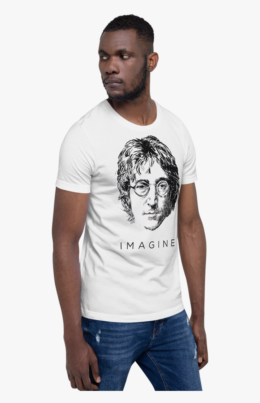 A Soft And Lightweight John Lennon Tee, With The Right - T-shirt, HD Png Download, Free Download