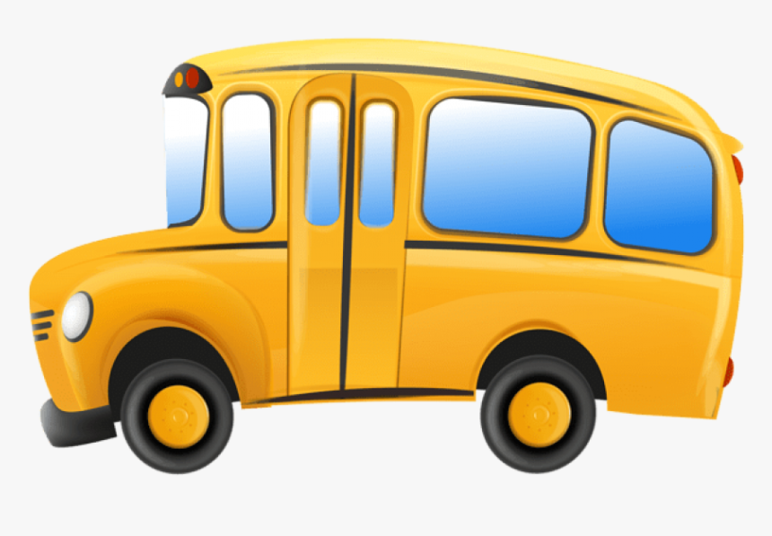 School Bus Cliparts - Transparent Background School Bus Clipart, HD Png Download, Free Download