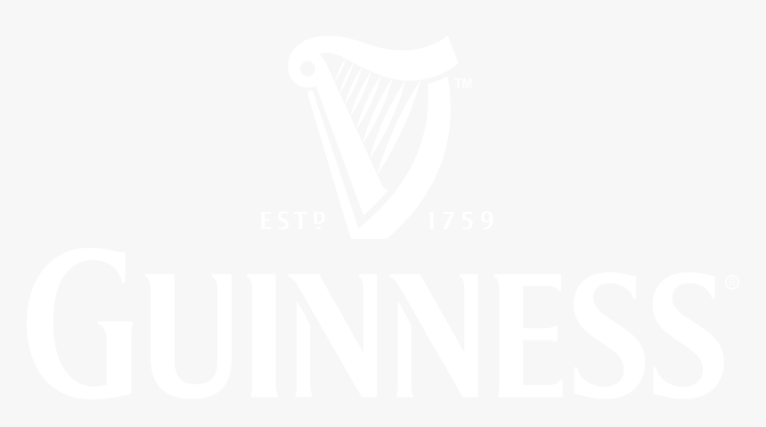 Guinness Logo Black & White, HD Png Download, Free Download