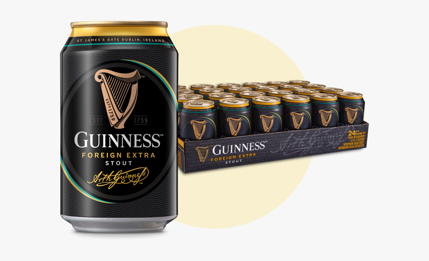 Guinness 24-can Pack - Guinness Foreign Extra Stout Can, HD Png Download, Free Download