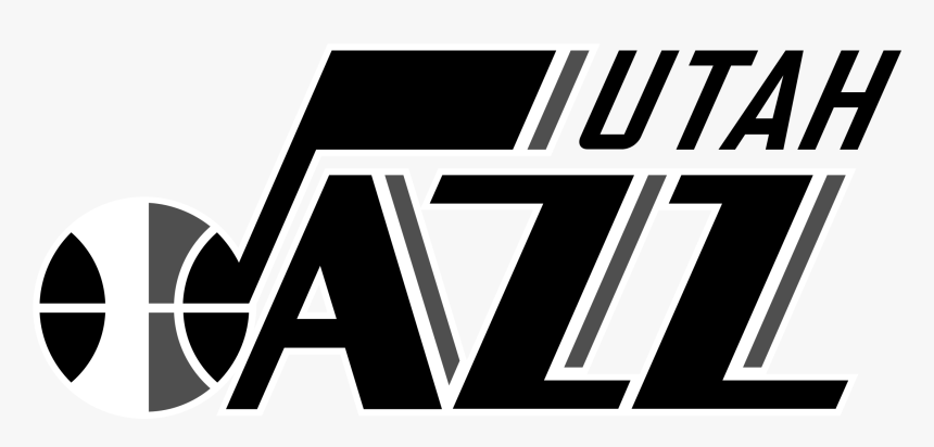 Utah Jazz Logo Black And White - Utah Jazz Logo 2011, HD Png Download, Free Download