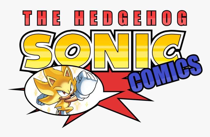 The Hedgehog Comics Sonic Generations Sonic Mania Sonic - Sonic The Hedgehog Comic Logo, HD Png Download, Free Download