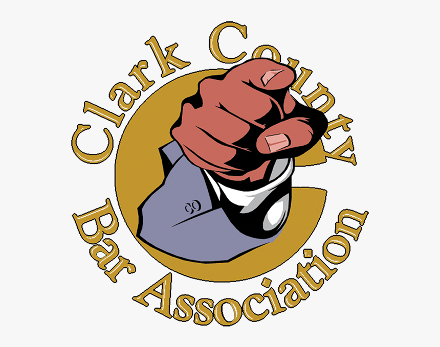 Pointing Logo - Clark County Bar Association, HD Png Download, Free Download