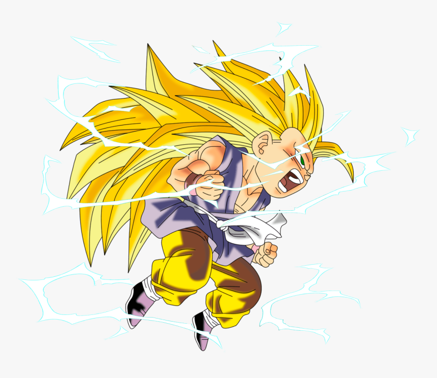 Dragon Ball Kid Goku Ssj3 - Goku Ssj3 Gt Png, Transparent Png, Free Download