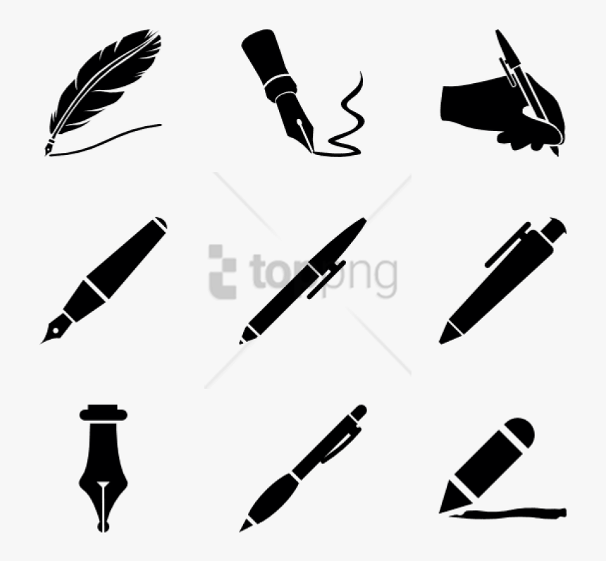 Free Png Handwriting Png Png Image With Transparent - Quill Pen Icon, Png Download, Free Download