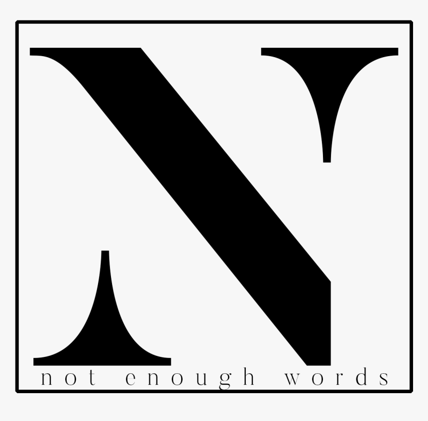 Not Enough Words - Wedding Initials Monogram Logo Floral, HD Png Download, Free Download