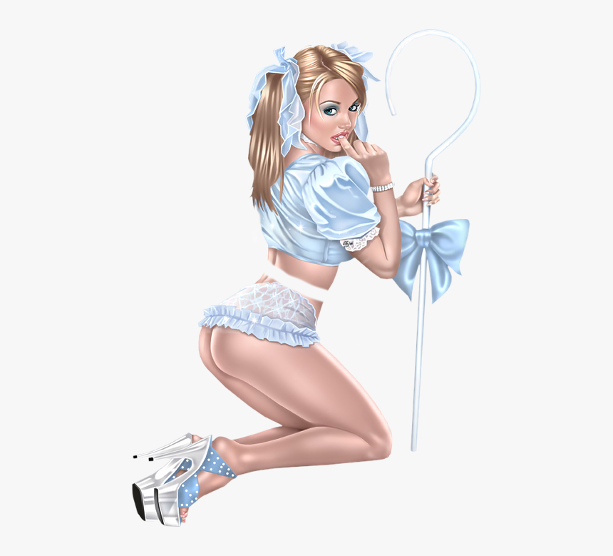 Transparent Pin Up Girls Png - Naughty Little Bo Peep, Png Download, Free Download