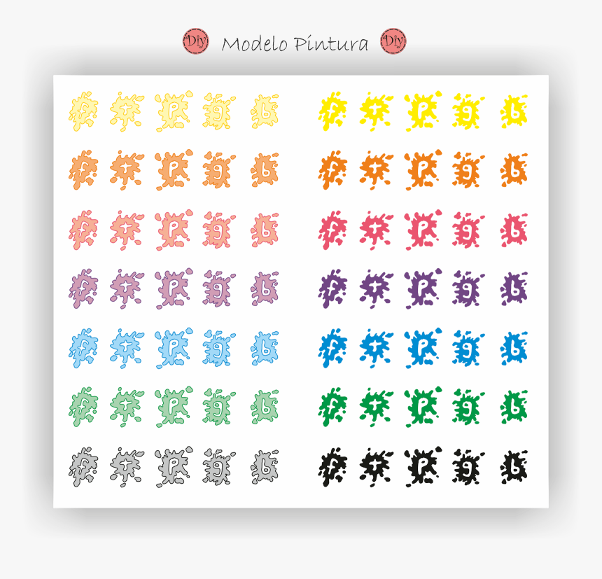 Icono Png Redes Sociales Pintura, Transparent Png, Free Download