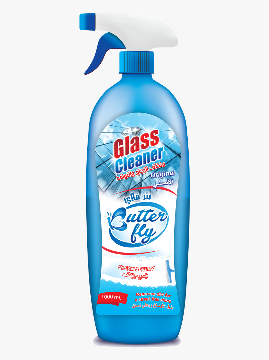 بتر فلاي ملمع جام 1 لتر - Plastic Bottle, HD Png Download, Free Download