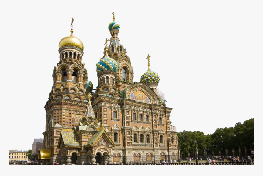 Landmark Building In Russia Png Image - Savior On The Spilled Blood, Transparent Png, Free Download